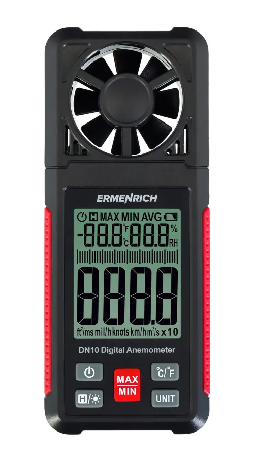 Digitální anemometr Ermenrich Seek DN10
