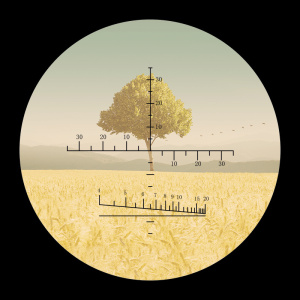 Binokulární dalekohled se zaměřovačem Levenhuk Camo Dots 10x42