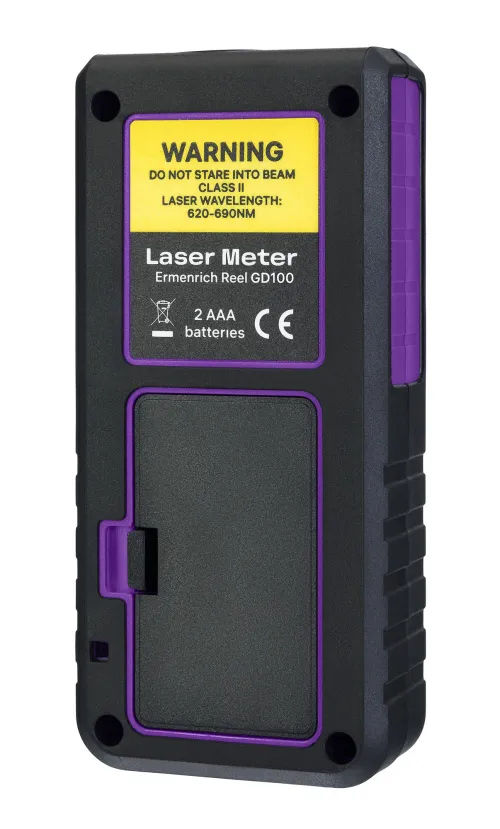 Laserový měřič Ermenrich Reel PLUS GD100 fialový