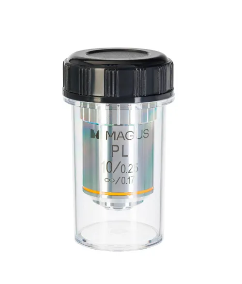 Rovinný objektiv s korekcí na nekonečno MAGUS MP10 10x/0,25 ∞/0,17