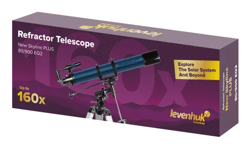 Hvězdářský dalekohled Levenhuk New Skyline PLUS 80/900 EQ2