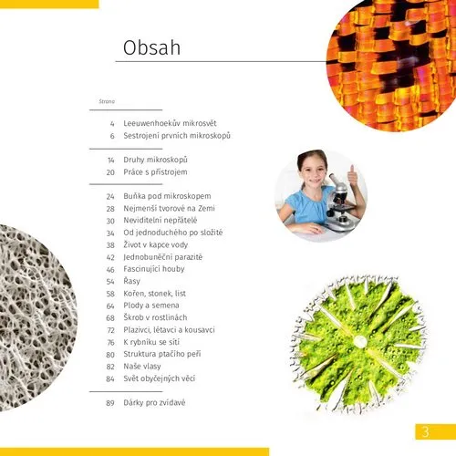 Mikroskop se vzdělávací publikací Discovery Micro Solar 