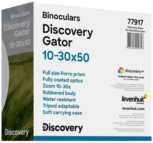 Binokulární dalekohled Discovery Gator 10–30x50 