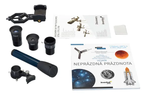 Hvězdářský dalekohled Levenhuk Discovery Sky Trip ST80 s knížkou