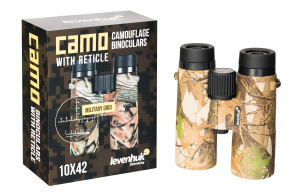 Binokulární dalekohled se zaměřovačem Levenhuk Camo Dots 10x42