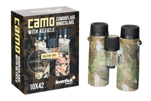 Binokulární dalekohled se zaměřovačem Levenhuk Camo Grass 10x42