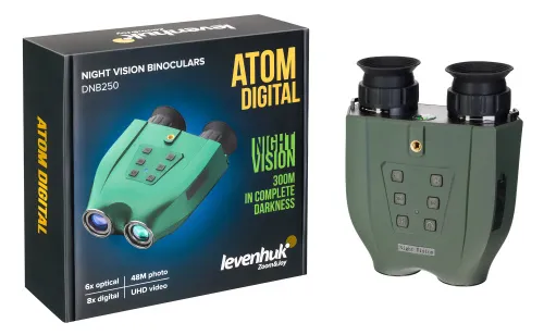 Binokulární dalekohled s nočním viděním Levenhuk Atom Digital DNB250