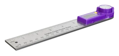 Digitální úhloměr Ermenrich Verk DR30 s metrem fialový