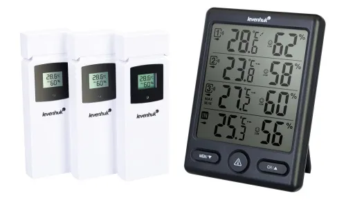 Meteorologická stanice Levenhuk Wezzer PLUS LP20 se 3 senzory