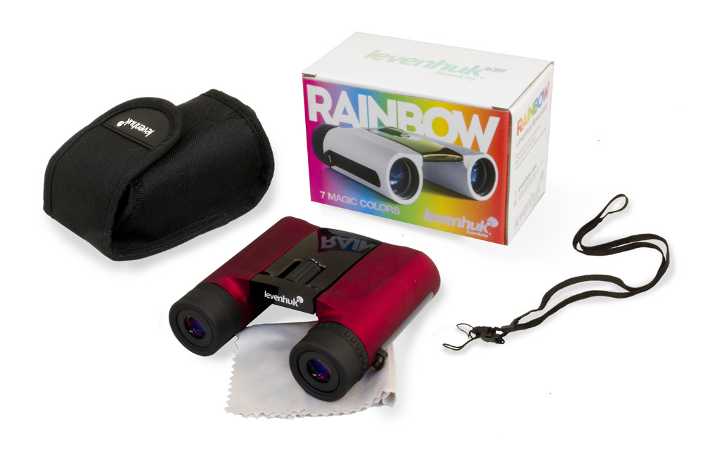 Binokulární dalekohled Levenhuk Rainbow 8x25 Red Berry