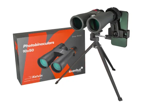 Fotobinokulární dalekohled Levenhuk Kelvin Snap 10x50