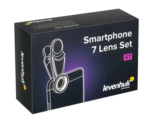 Sada objektivů pro smartphony Levenhuk Lens S7