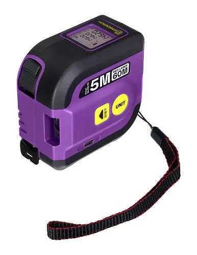 Laserový svinovací metr Ermenrich Reel SLR640 fialový
