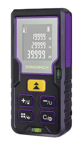 Laserový měřič Ermenrich Reel PLUS GD100 fialový