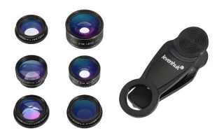 Sada objektivů pro smartphony Levenhuk Lens S7