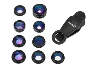 Sada objektivů pro smartphony Levenhuk Lens S10